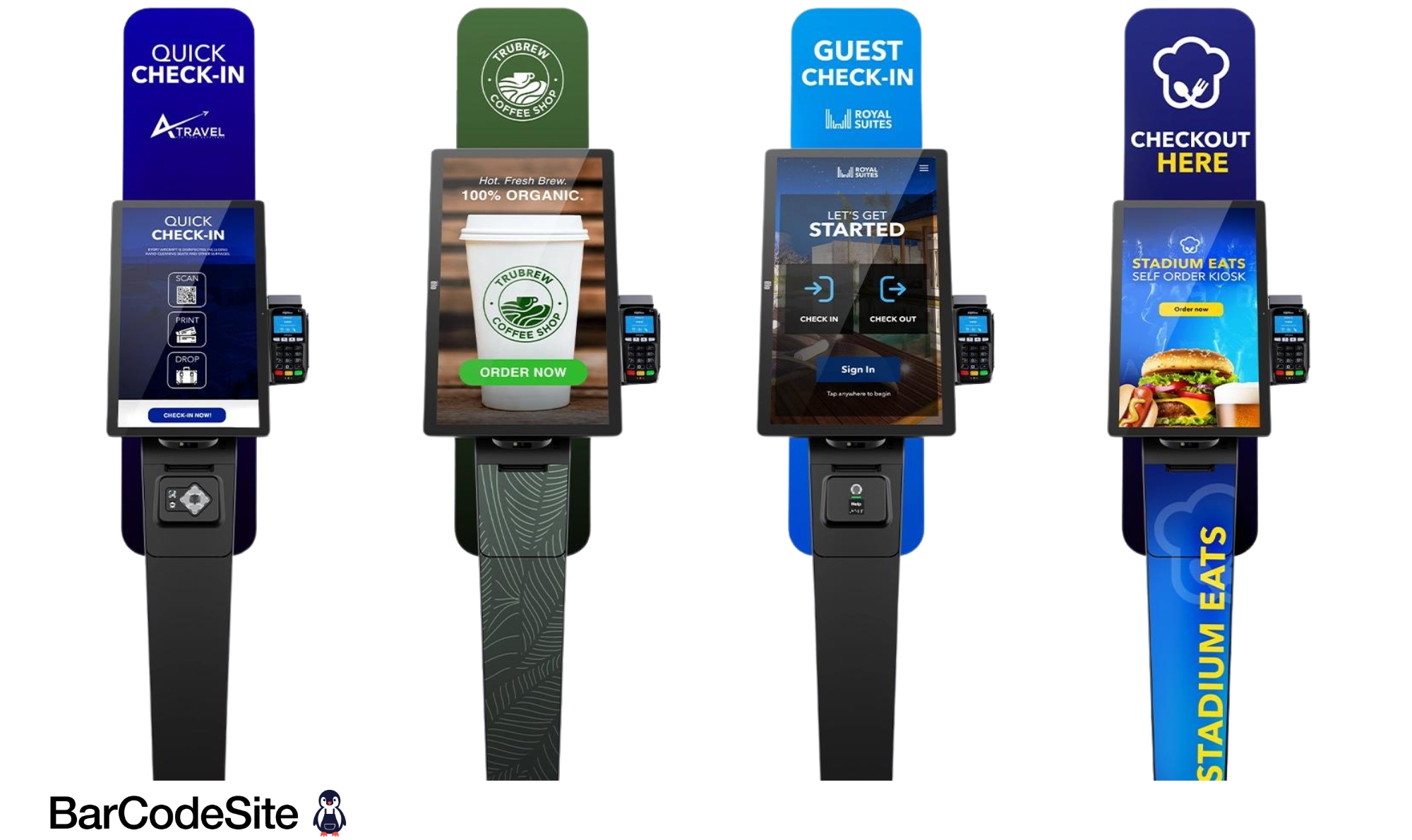 Interactive kiosks for restaurants