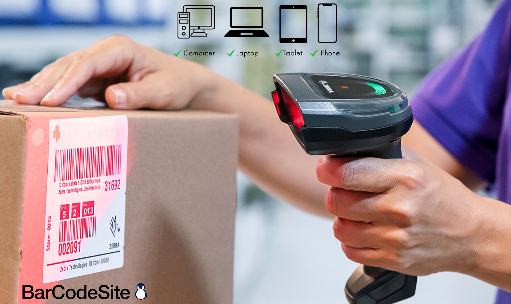 How does a barcode scanner work?